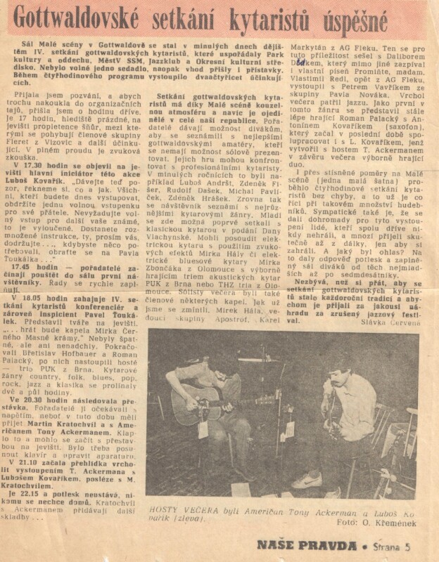 IV. Setkání kytaristů - Naše pravda